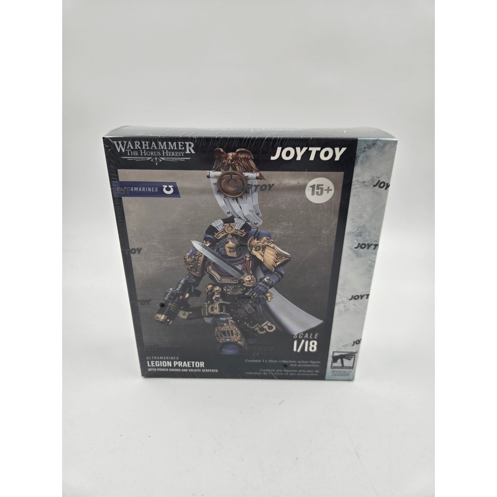JOYTOY Warhammer 40K 1/18 Ultramarines Legion Praetor with Volkite Serpentia